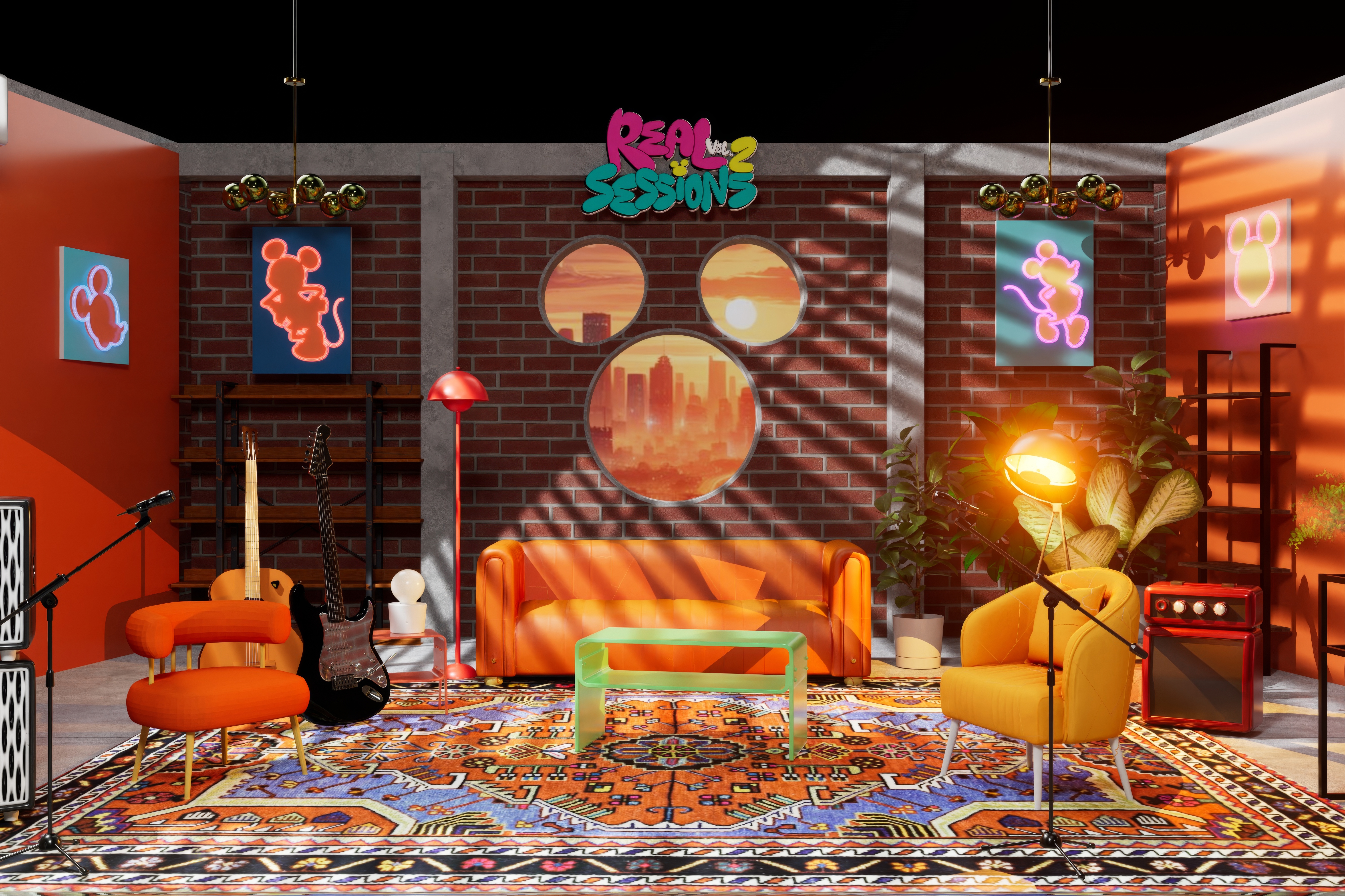 Mickey & Friends — Lounge frontal