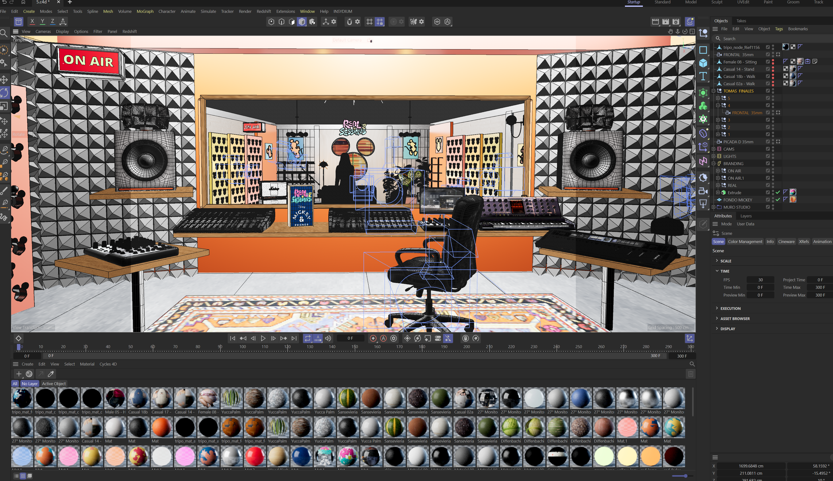 3D model · C4D viewport
