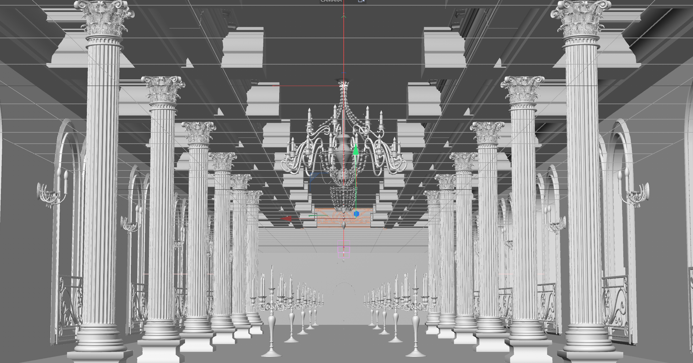3D model · C4D viewport